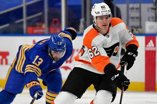Flyers rally to 4-3 OT win, as Sabres winless skid hits 18