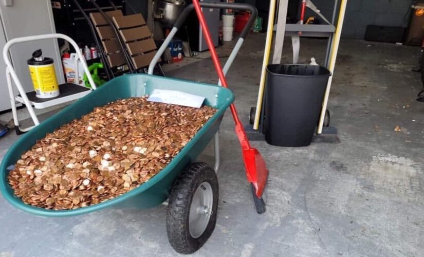 Georgia man receives last paycheck in oily pennies dumped on his driveway