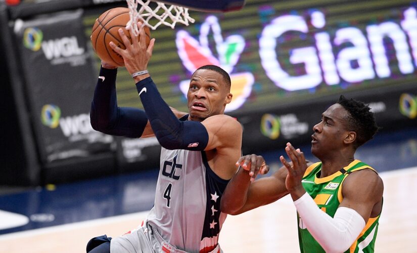 Beal’s 43, Westbrook’s triple-double lead Wizards over Jazz