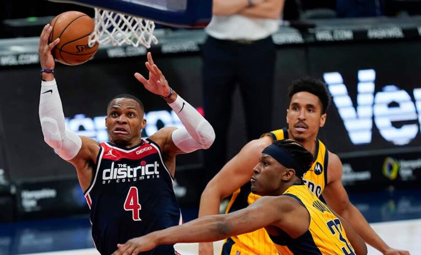 Westbrook records 16th triple-double, Wizards beat Pacers