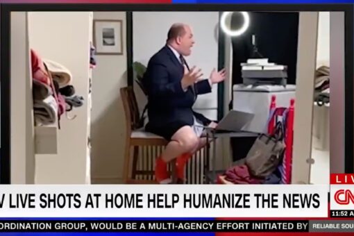 Brian Stelter mocked for filming himself without pants during CNN appearance