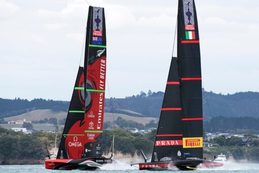 Defender Team NZ and Luna Rossa tied 1-1 in America’s Cup