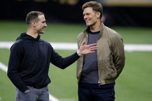Tom Brady congratulates Drew Brees on quarterback’s retirement
