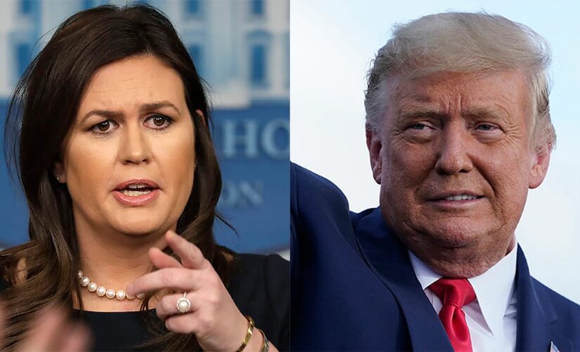 Donald Trump a surprise visitor at Sarah Huckabee Sanders campaign event