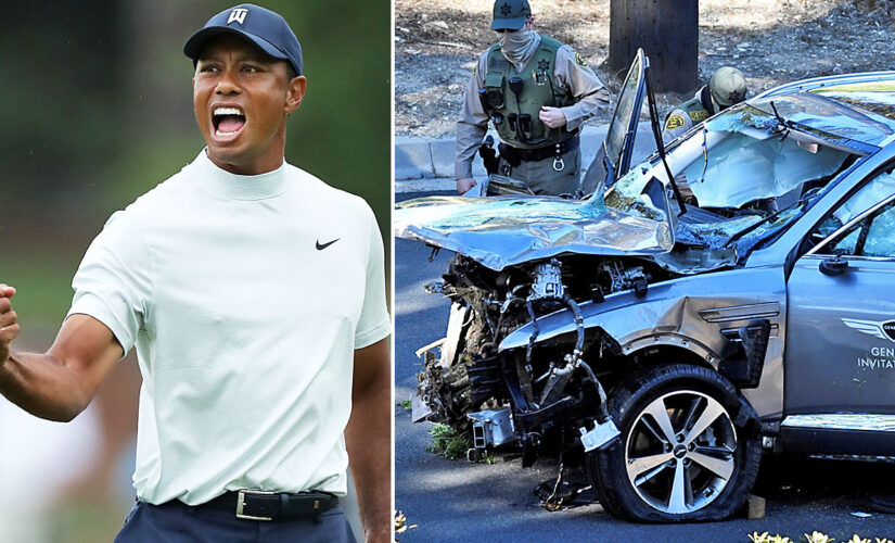 Tiger Woods never hit the brakes during car wreck, investigation reveals