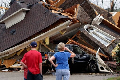 Alabama, Georgia communities devastated by tornadoes survey damage