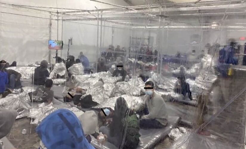 Photos of crowded migrant holding center in Texas released by Democratic congressman