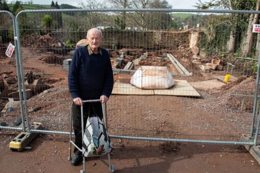 Homeowner unearths remains of lost 13th century palace under his garden