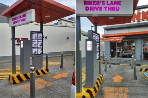 Dunkin’ opens first-ever ‘bike-thru lane’ for cyclists