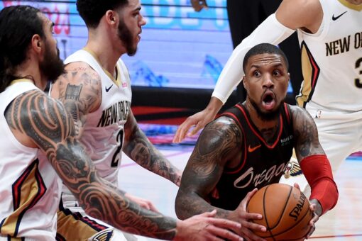 Lillard has 36 as Blazers beat Pelicans again, 101-93