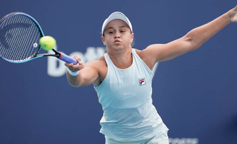 Barty, Medvedev rise to challenge on tough day at Miami Open