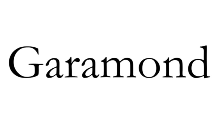 What is Garamond font?