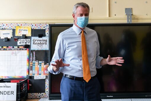 De Blasio targets March 22 in-person return for NYC high school students