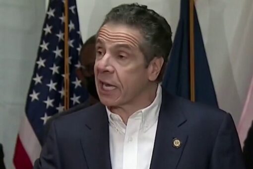 ‘Cuomo’s Got to Go!’ says plane banner over New York’s Statehouse