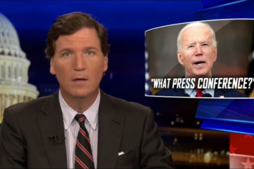 Tucker Carlson: Biden teases and titillates reporters in break from dividing the nation