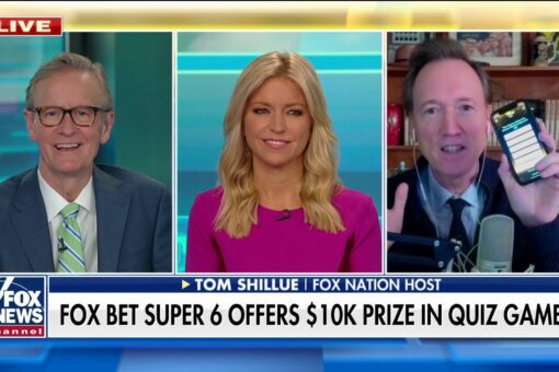 Tom Shillue announces this week’s FOX Bet Super 6 Quiz Show questions