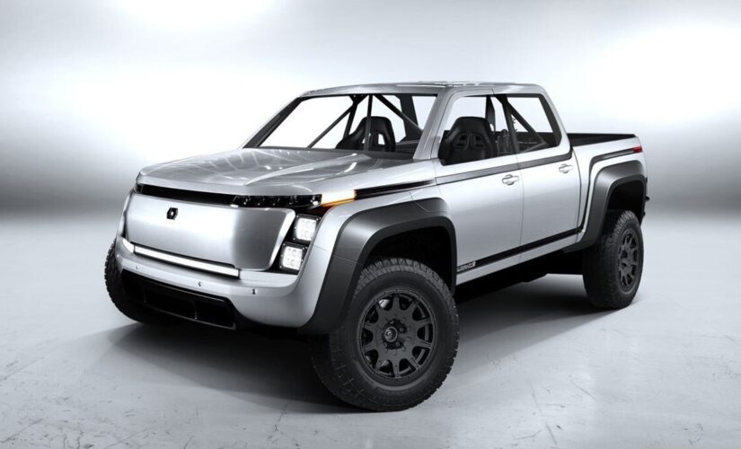 Lordstown Endurance electric pickup entering San Felipe 250 off-road race