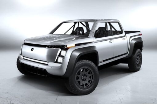 Lordstown Endurance electric pickup entering San Felipe 250 off-road race