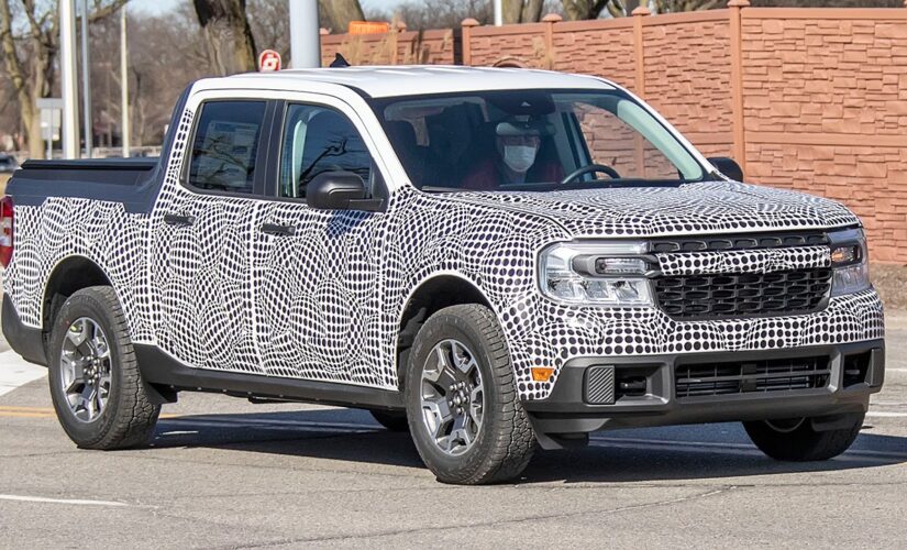 Here’s the 2022 Ford Maverick compact pickup before you’re supposed to see it