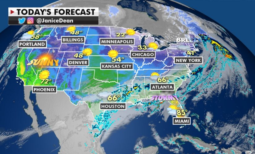 Eastern US faces flash flooding risk, warmer-than-average temperatures