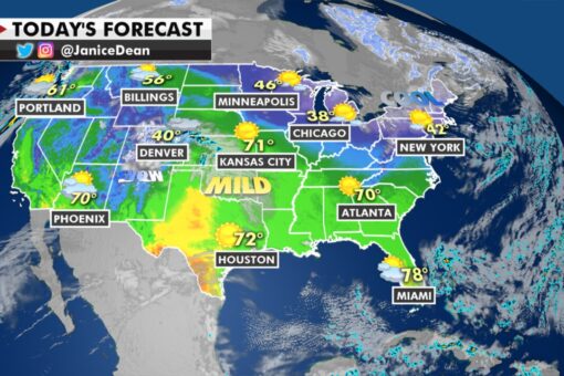 National forecast: Spring-like, warm temperatures are here, while parts of US see fire danger