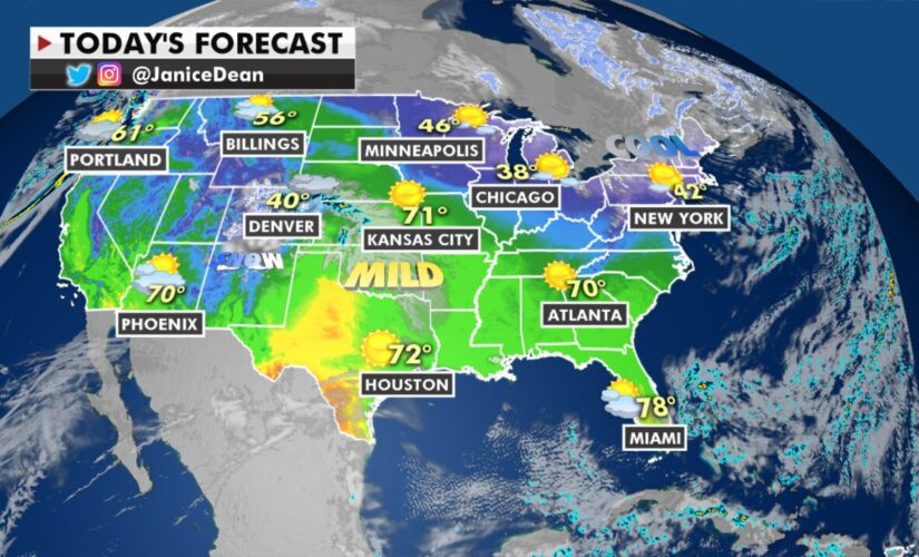 National forecast: Spring-like, warm temperatures are here, while parts of US see fire danger