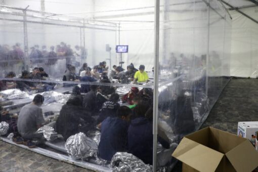 Biden admin releases photos of crowded migrant processing center at border amid transparency criticism