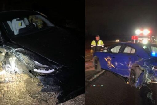 Tesla set on Autopilot slams into Michigan State Police car