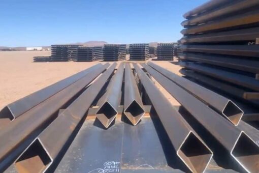 GOP lawmakers post videos of border wall materials rusting in desert after construction halted