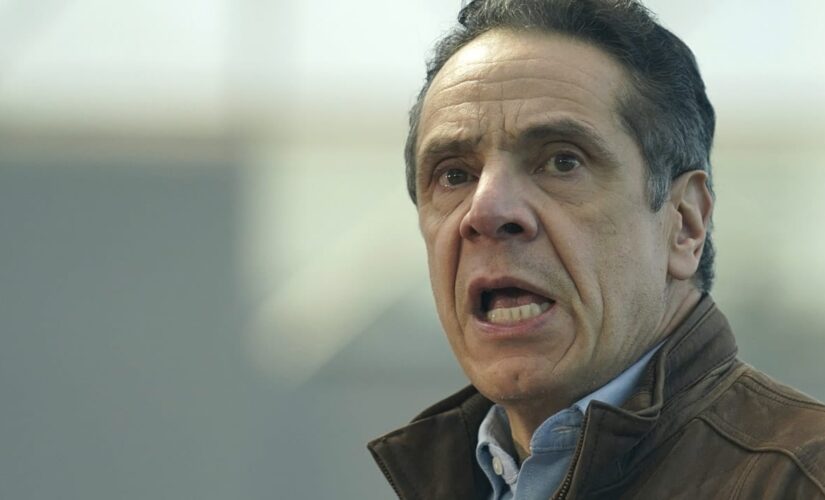 Cuomo’s ‘New York Tough’ slogan seems mocked as ‘NY Touch’ in light display