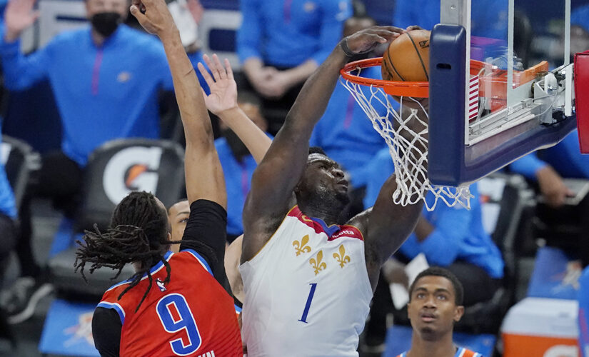 Williamson scores 27 as Pelicans top Thunder 109-95