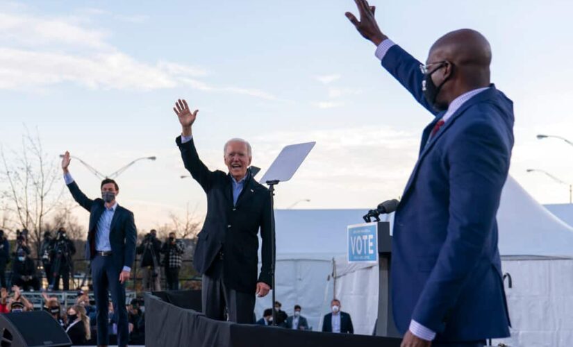 Billboards troll Warnock, Biden, Abrams over All-Star game as poll says public wants companies out of politics