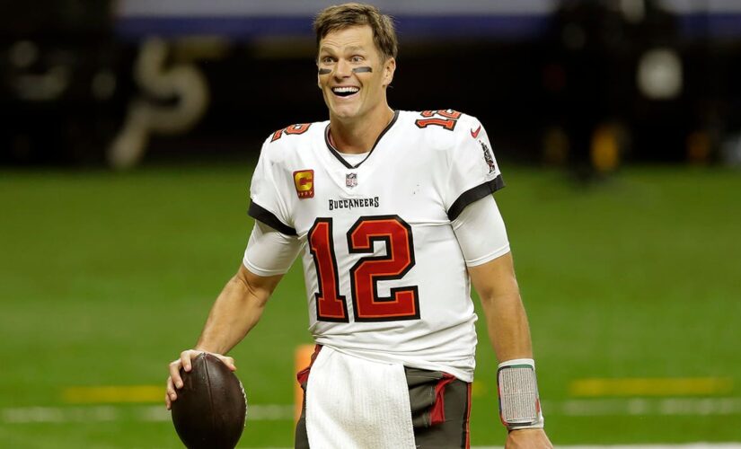 Tom Brady trolls Patrick Mahomes after Royals’ Salvador Perez is pictured wearing No.12 Bucs jersey