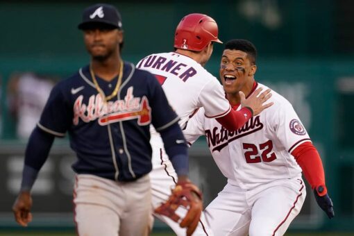 Nats finally play, top Braves 6-5 on Soto’s walk-off in 9th