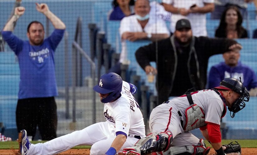 Taylor’s homer propels Dodgers to 9-5 win over Nationals