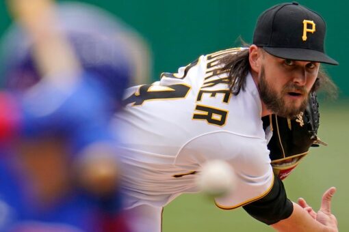 Brubaker pitches, hits Pirates to 7-1 win over slumping Cubs