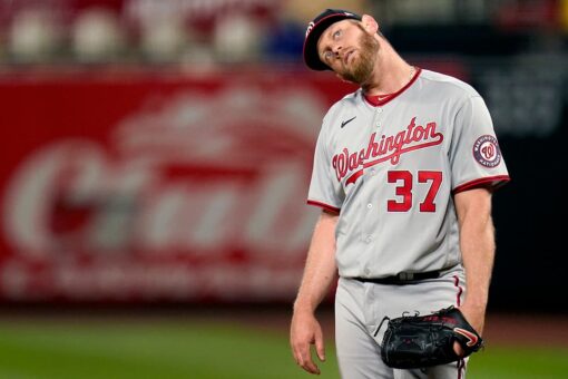 Nats put Strasburg on IL with right shoulder inflammation