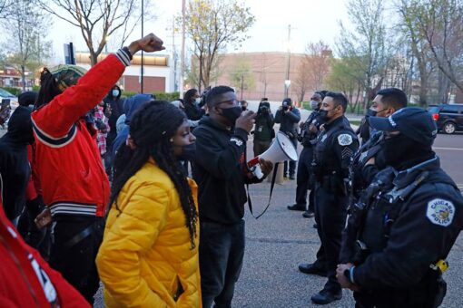 Chicago protesters demand answers after release of Adam Toledo shooting