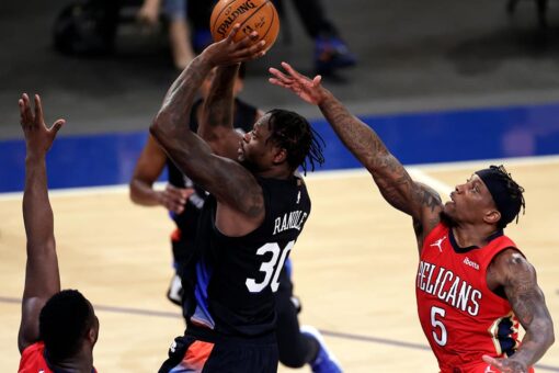 Knicks rally late, top Pelicans in OT for 6th win in row