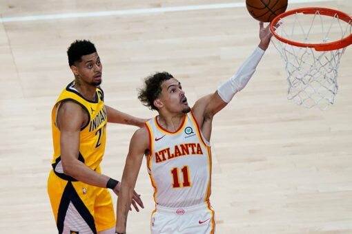 Young, Capela power Hawks past Pacers, 129-117