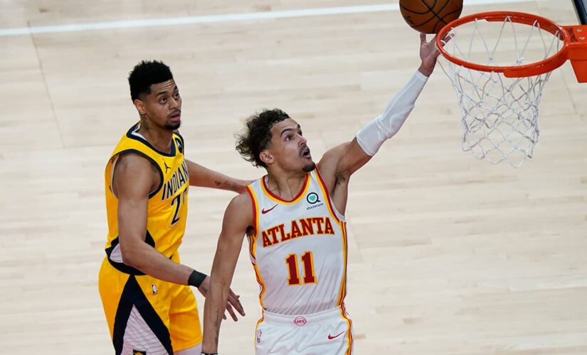 Young, Capela power Hawks past Pacers, 129-117