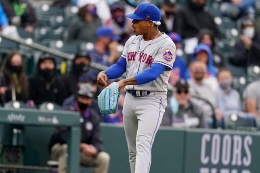 Stroman’s 8 innings, backhand grab lift Mets over Rox 2-1