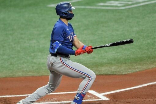 Gallo getting on base for Rangers without all of the extras