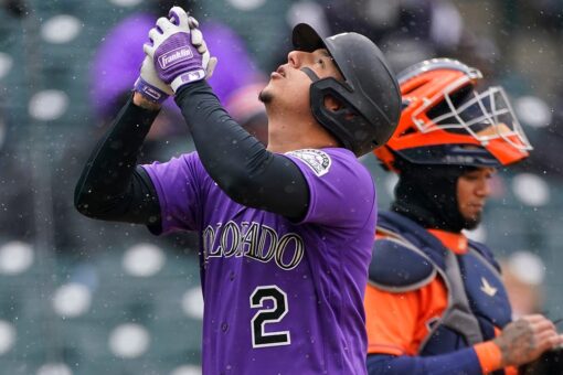 Gomber lifts Rockies 6-3, Astros’ 9th loss in 10 games