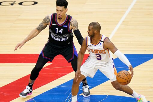 Paul, Booker lead Suns past undermanned 76ers, 116-113