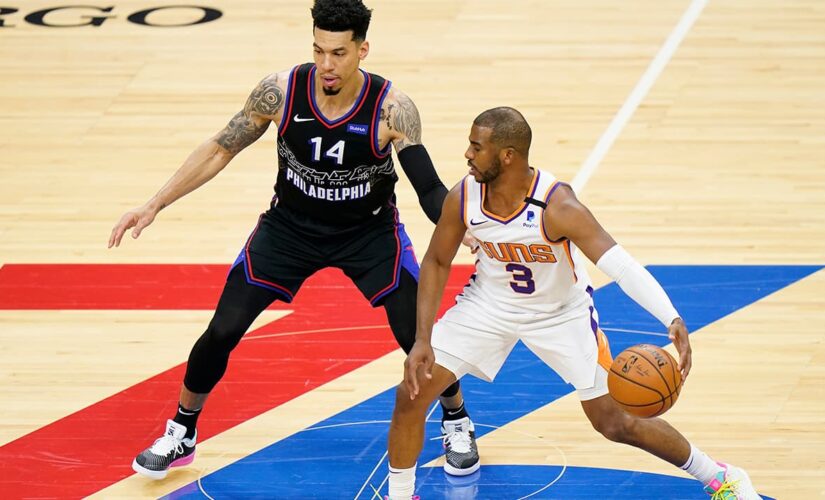 Paul, Booker lead Suns past undermanned 76ers, 116-113