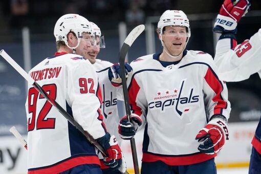 Capitals dominate Islanders 6-3 to stay in 1st in East