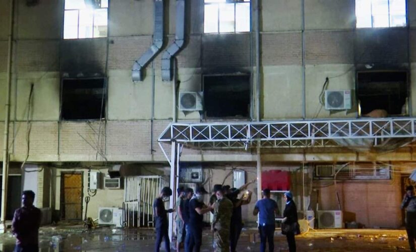 Baghdad hospital fire kills 82, Iraq interior minister says