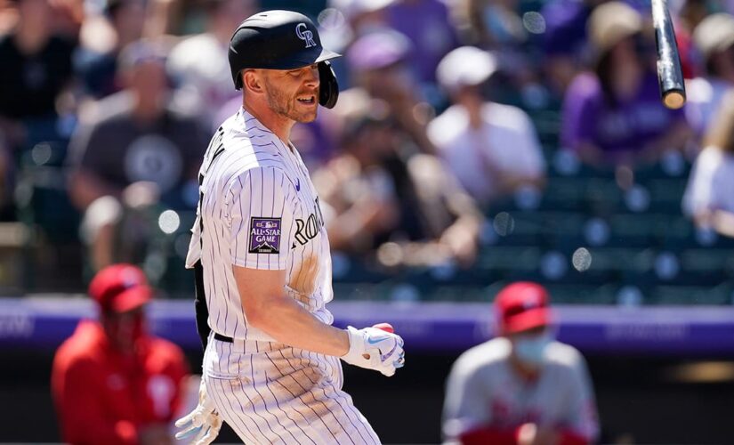 Story slam overcomes 2 Harper homers, Rockies top Phils 12-2