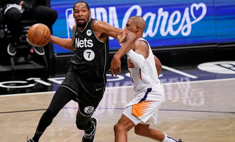Durant scores 33 points in return, Nets beat Suns 128-119